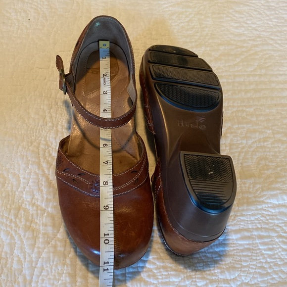 Dansko Leather Mary Jane Clogs Women Size 10.5 - Picture 11 of 12